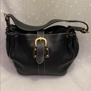 Dooney & Bourke  Black Leather Hobo Bag